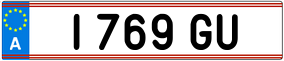 Truck License Plate